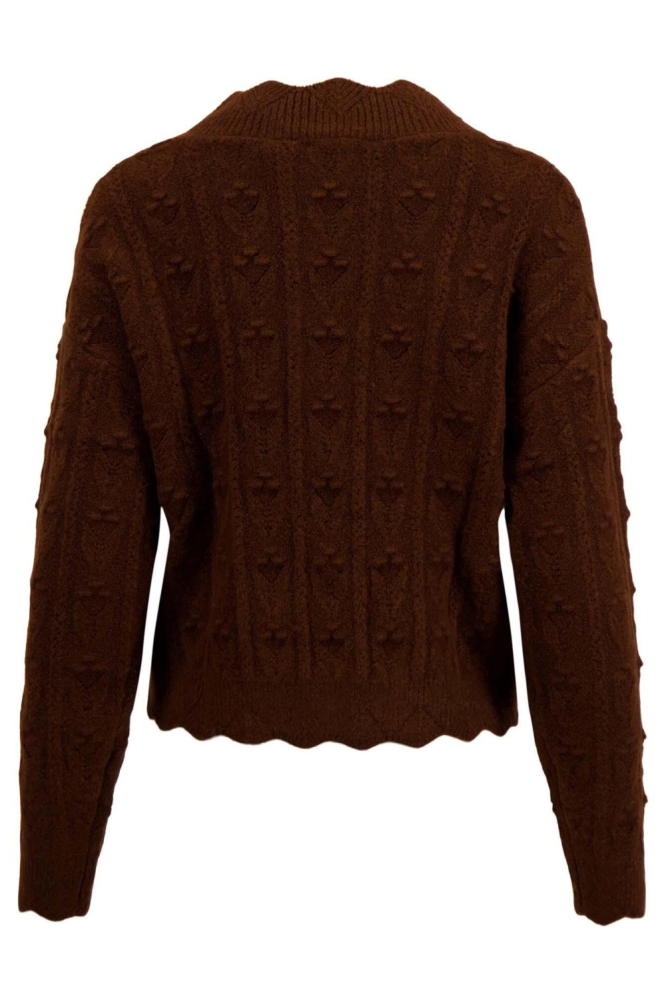 AJOUR TRUI MET SCHULP 0305 085 1009 CHOCOLADEBRUIN